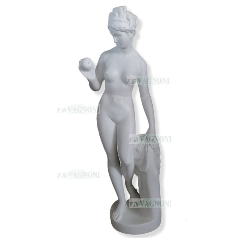 STATUA IN VENERE POMO IN VETRO RESINA RESINA Cm. 115